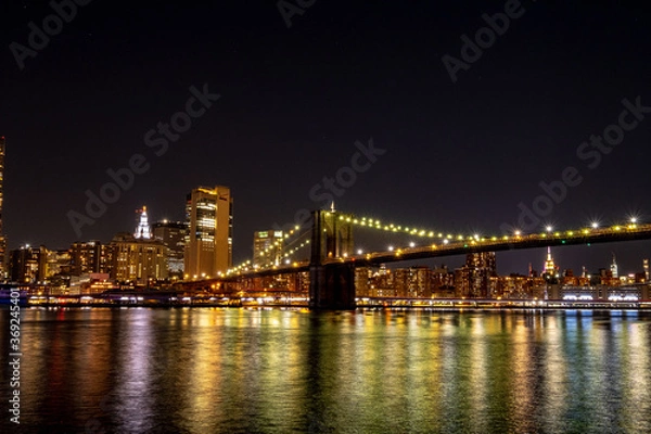 Obraz Brooklyn Bridge at Night