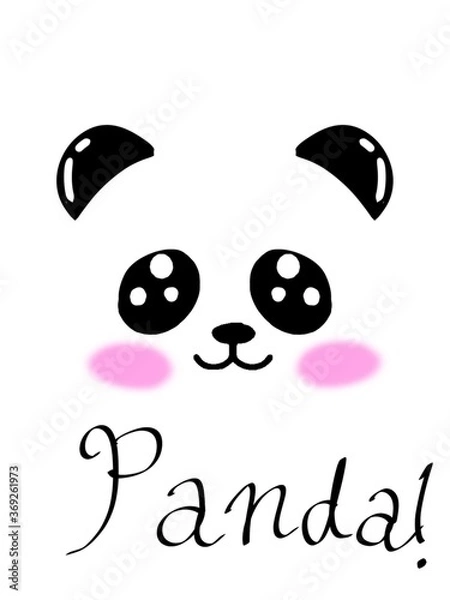 Obraz Panda Kawaii