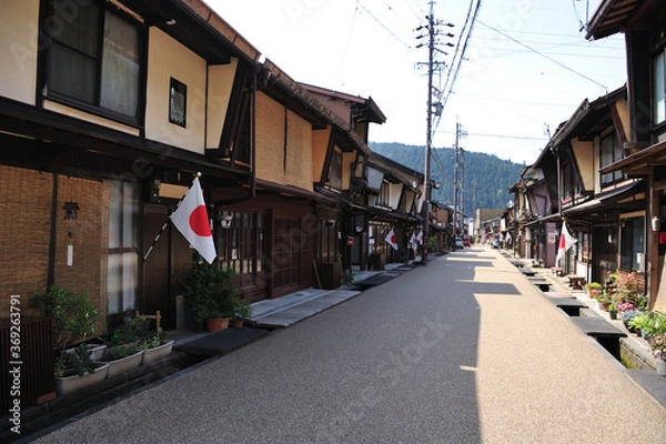 Obraz ５月祝日の馬籠の宿場町