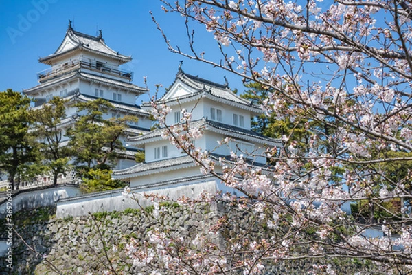 Fototapeta Shimabara Castle Ruins is a famous tourist spot and a historic site of Shimabara city in Nagasaki, Japan