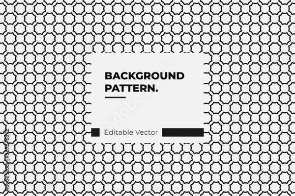 Fototapeta pattern background seamless abstract round line vector