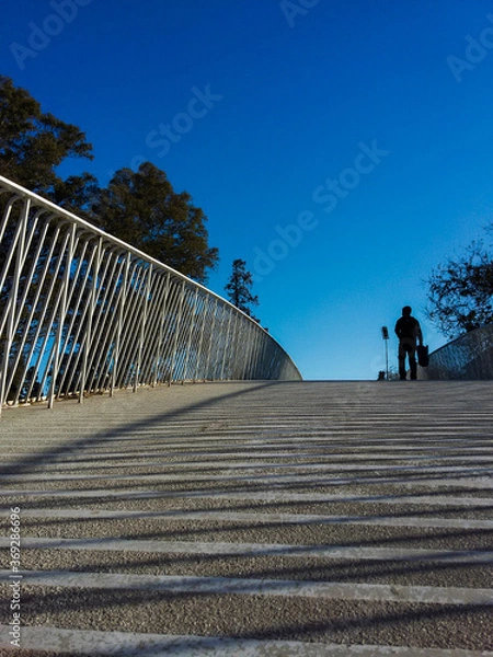 Obraz Human and bridge