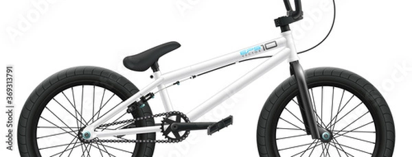 Obraz BMX bicycle mockup - right side close-up