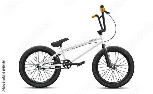 Obraz BMX bicycle mockup - right side view