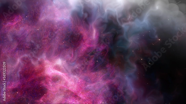 Fototapeta 3d render, red blue fireworks, big bang, galaxy, abstract cosmic background, celestial, beauty of universe, speed of light, eon glow, purple stars, cosmos, ultraviolet infrared light, outer space