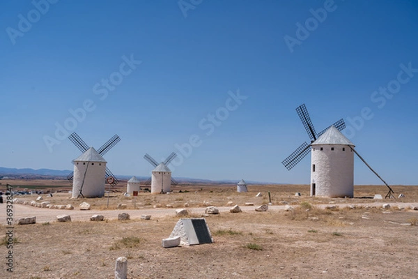 Obraz Molinos de Consuegra y Campo de Criptana