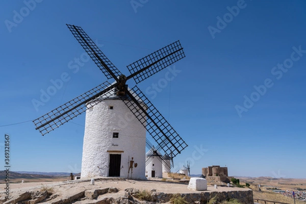 Obraz Molinos de Consuegra y Campo de Criptana