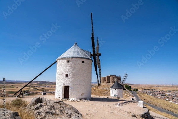 Obraz Molinos de Consuegra y Campo de Criptana