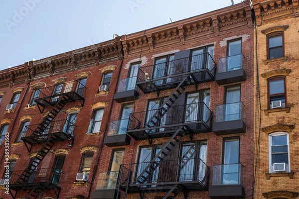 Fototapeta facade of the old building