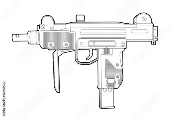 Obraz Outline uzi