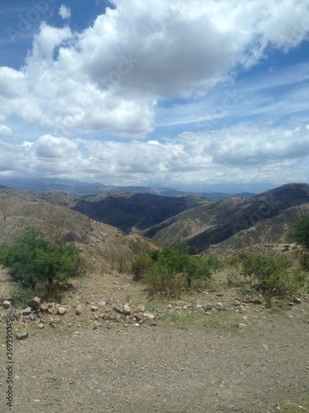 Obraz mountain landscape with river