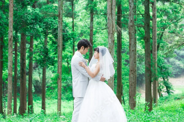 Fototapeta ガーデンウェディング