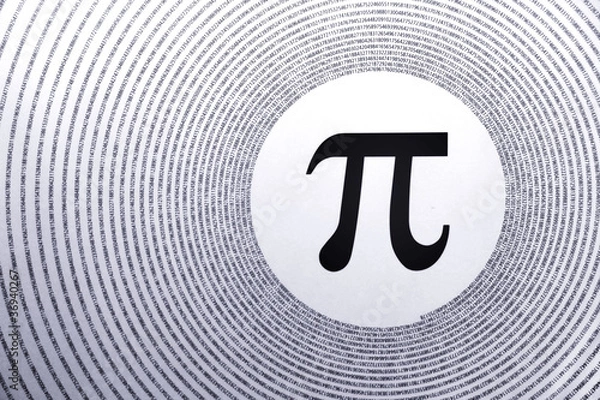 Fototapeta mathematics pi