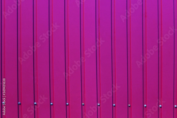 Fototapeta Abstract purple texture background. Red wall background. Striped background. Colorful fence, cropped shot. 