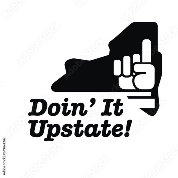 Fototapeta Doin' It Upstate (New York)