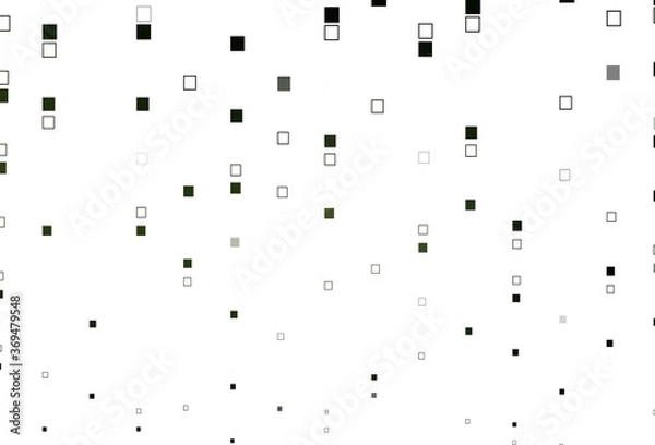 Obraz Light Green vector pattern with crystals, rectangles.