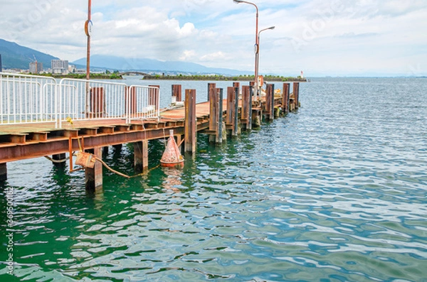 Fototapeta 滋賀県の大津港