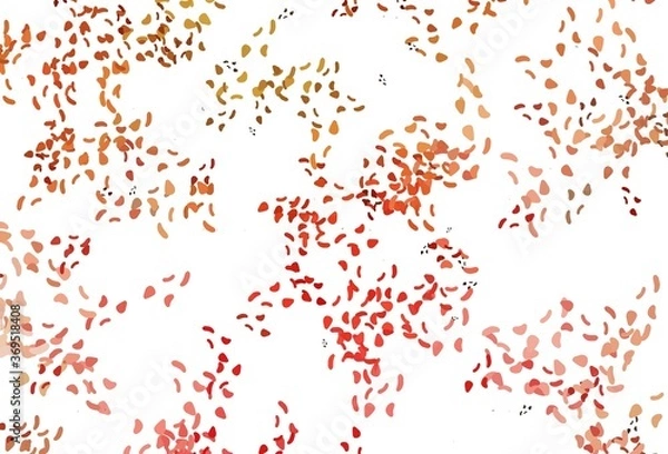 Fototapeta Light Green, Red vector pattern with chaotic shapes.