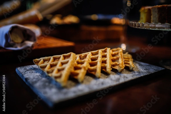 Fototapeta sophisticated breakfast table