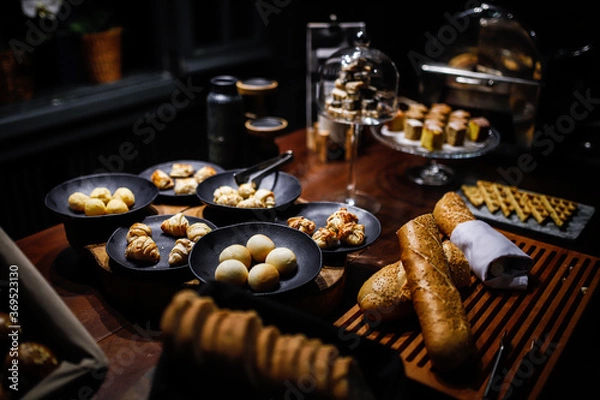 Fototapeta sophisticated breakfast table