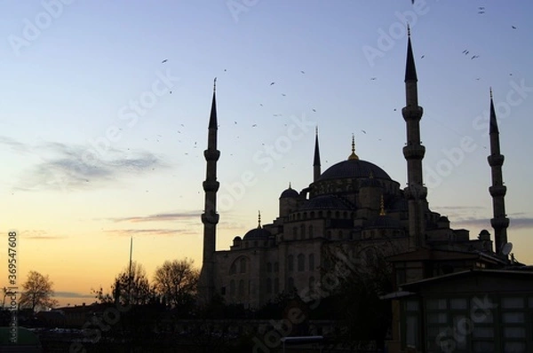 Obraz istanbul at sunset
