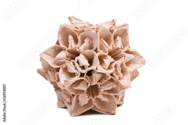 Fototapeta handmade paper origami flower