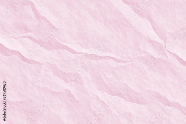 Fototapeta Soft pink crumpled paper background.Abstract texture paper.