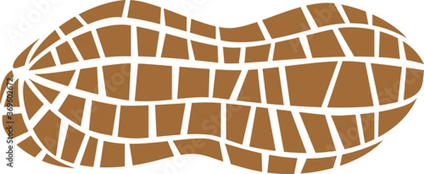 Obraz Simple vector of peanut