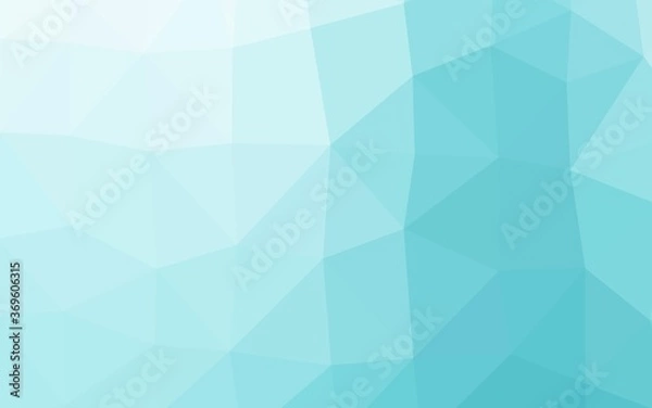 Fototapeta Light BLUE vector triangle mosaic cover. A sample with polygonal shapes. Elegant pattern for a brand book.