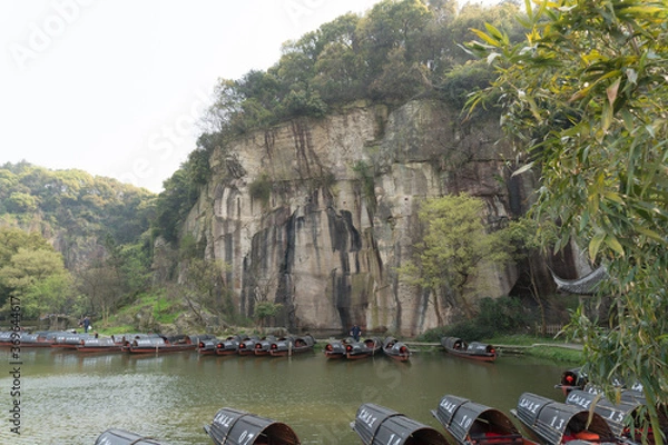 Obraz 中国　東湖の景色