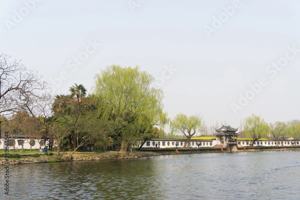 Obraz 中国水辺の景色