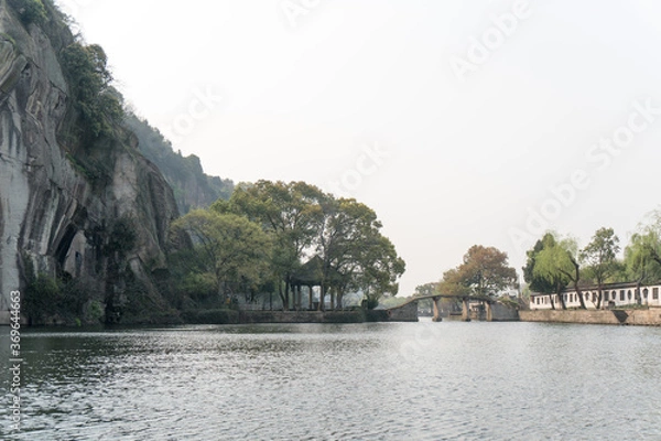 Obraz 中国　東湖の景色