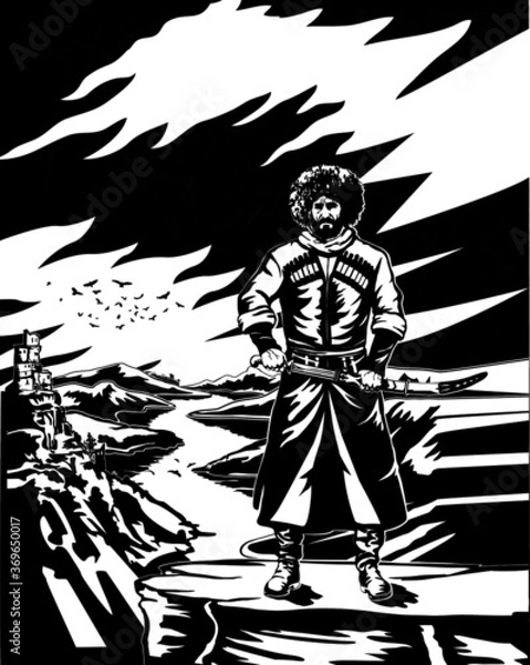 Fototapeta highlander