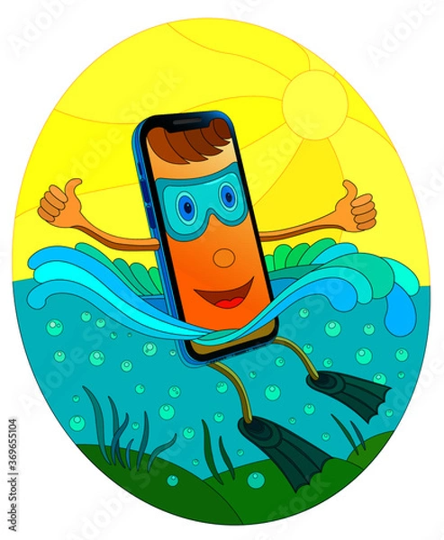 Fototapeta 

 illustration phone