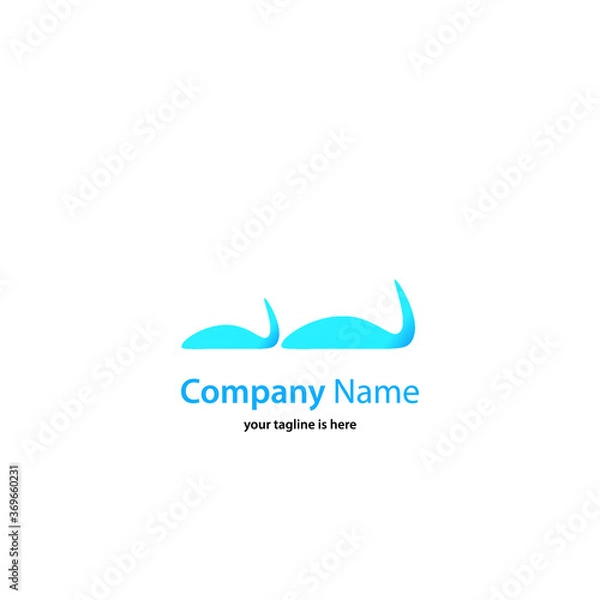 Obraz simple modern elegant logo of company