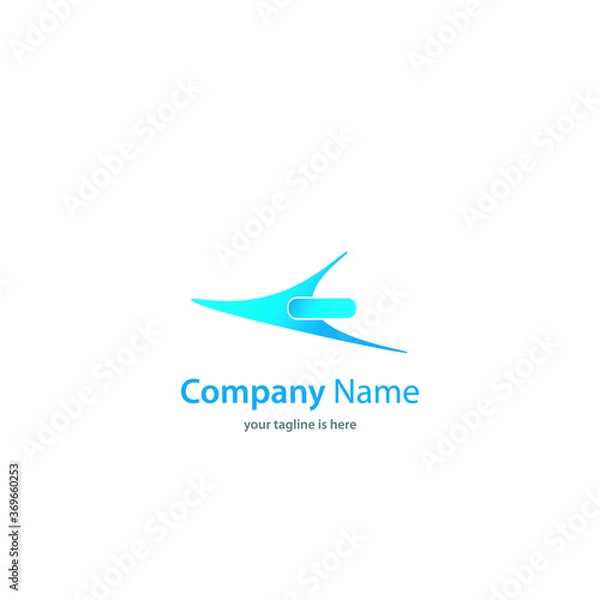 Obraz simple modern elegant logo of company