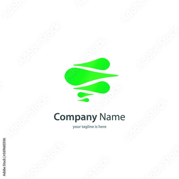 Obraz simple modern elegant logo of company