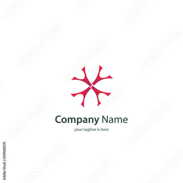 Obraz simple modern elegant logo of company