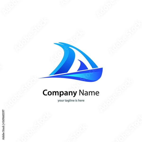 Obraz simple modern elegant logo of company