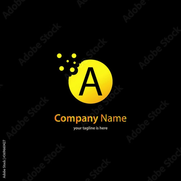 Obraz simple modern elegant logo of company