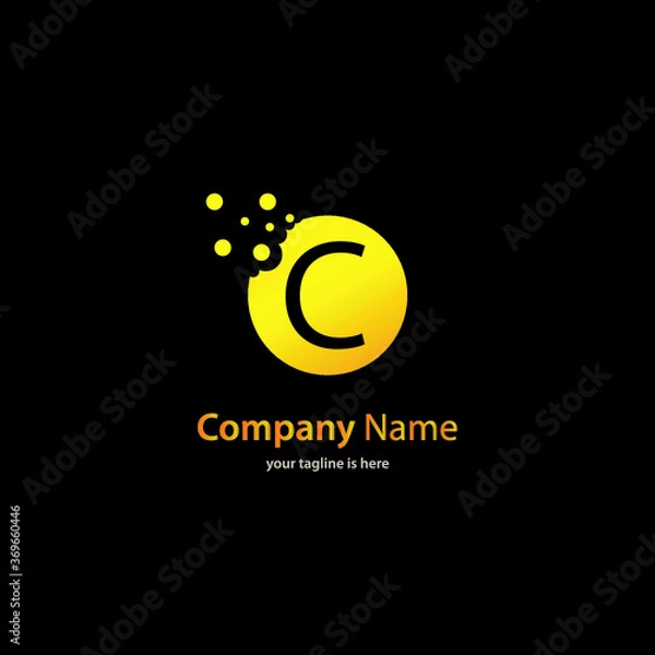 Obraz simple modern elegant logo of company