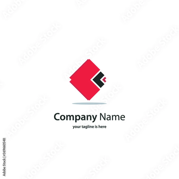 Obraz simple modern elegant logo of company