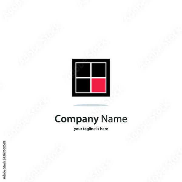 Obraz simple modern elegant logo of company