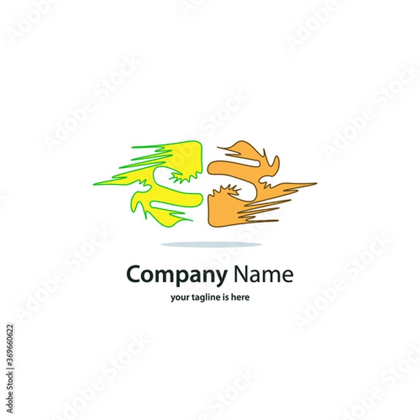 Obraz simple modern elegant logo of company