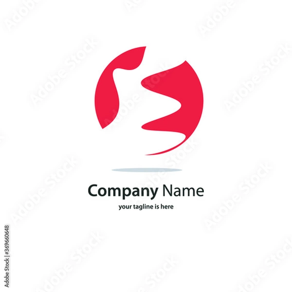 Obraz simple modern elegant logo of company