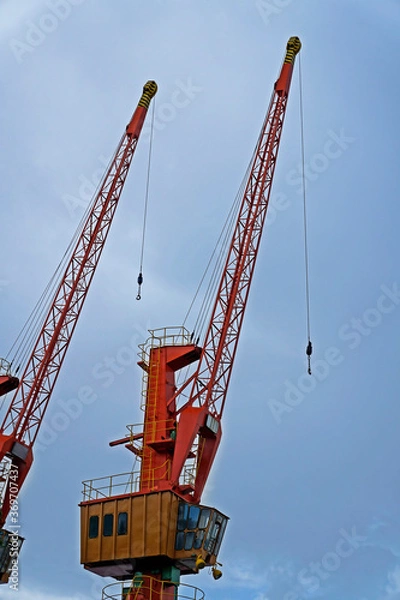 Obraz Cargo cranes, Port of Rio de Janeiro