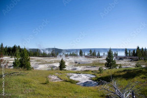 Obraz West Thumb Geyser Basin