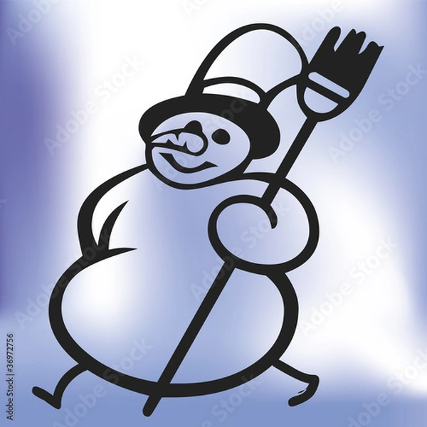 Obraz Bonhomme de neige