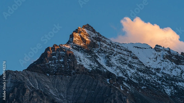 Obraz Mountain in Yading during sunset