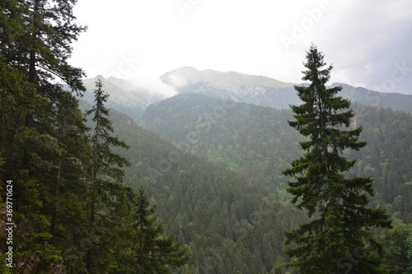 Obraz mountain landscape with clouds